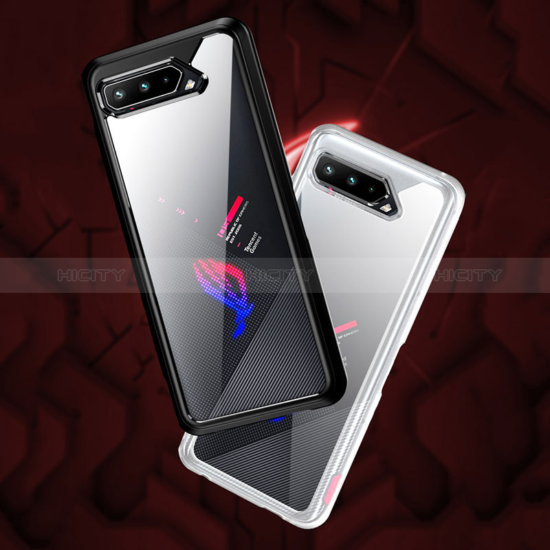 Custodia Silicone Trasparente Laterale 360 Gradi Cover ZJ5 per Asus ROG Phone 5 Ultimate