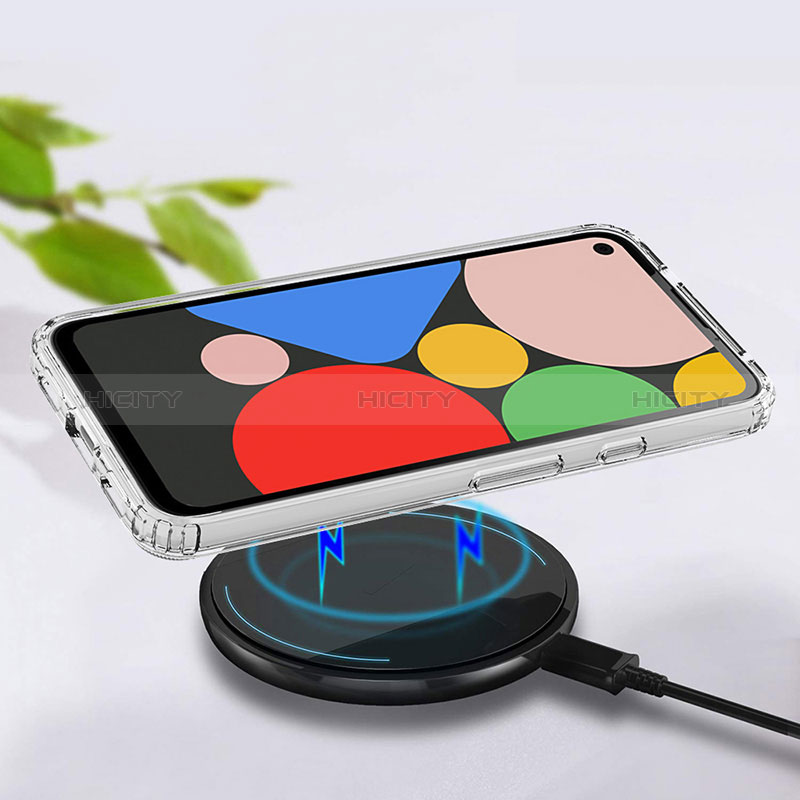 Custodia Silicone Trasparente Laterale 360 Gradi Cover ZJ5 per Google Pixel 4a