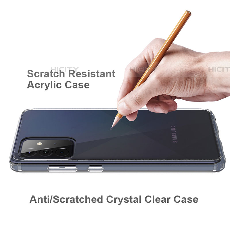 Custodia Silicone Trasparente Laterale 360 Gradi Cover ZJ5 per Samsung Galaxy A72 5G