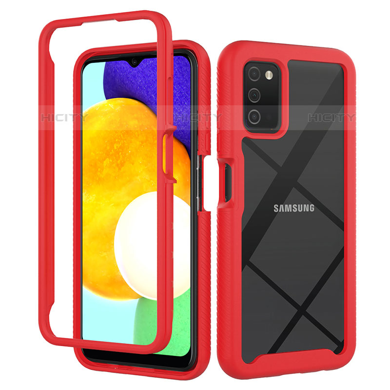 Custodia Silicone Trasparente Laterale 360 Gradi Cover ZJ5 per Samsung Galaxy M02s