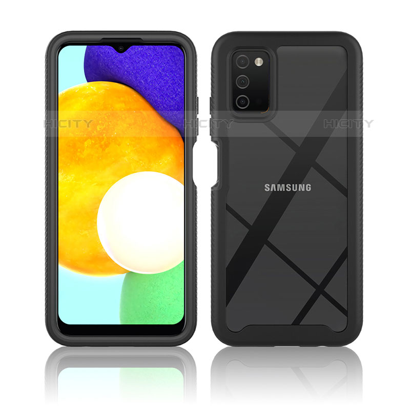 Custodia Silicone Trasparente Laterale 360 Gradi Cover ZJ5 per Samsung Galaxy M02s