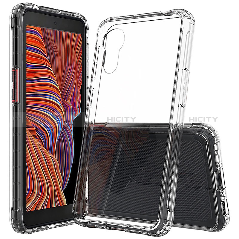 Custodia Silicone Trasparente Laterale 360 Gradi Cover ZJ5 per Samsung Galaxy XCover 5 SM-G525F