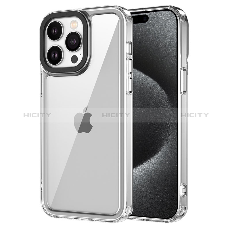 Custodia Silicone Trasparente Laterale Cover AC1 per Apple iPhone 13 Pro