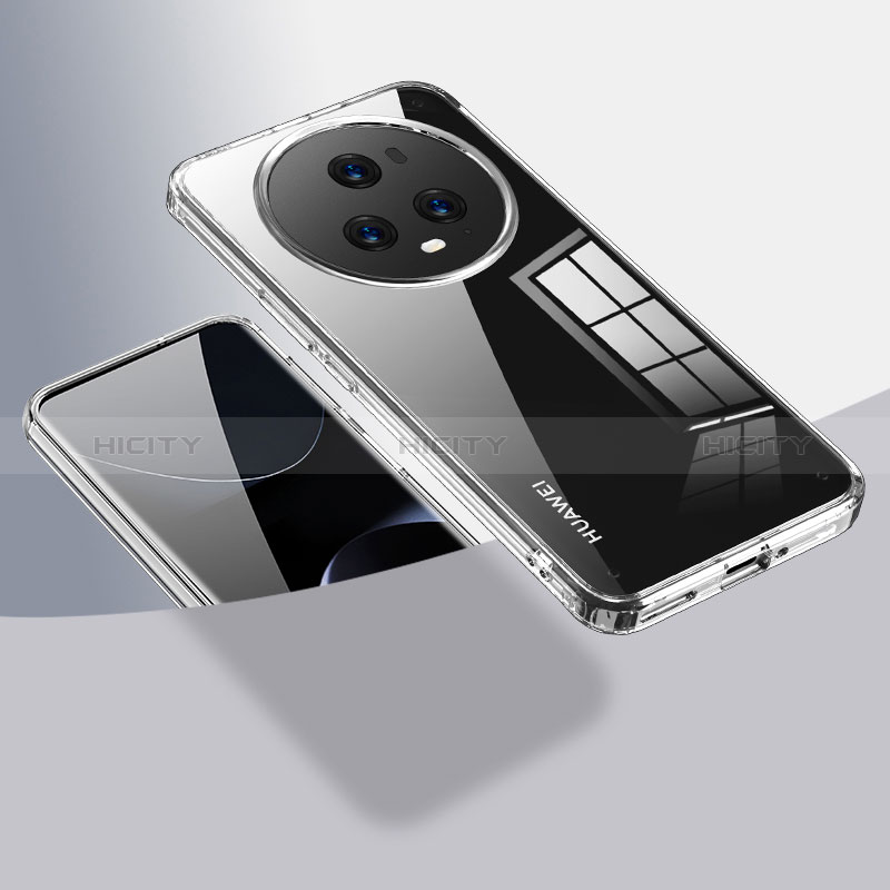 Custodia Silicone Trasparente Laterale Cover AC1 per Huawei Honor Magic5 Pro 5G