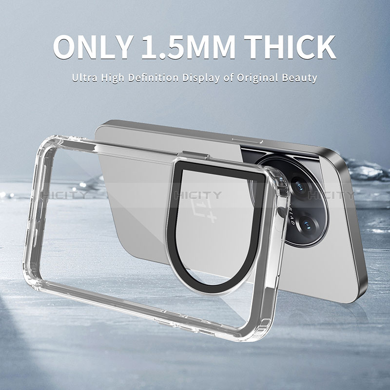 Custodia Silicone Trasparente Laterale Cover AC1 per OnePlus 11 5G