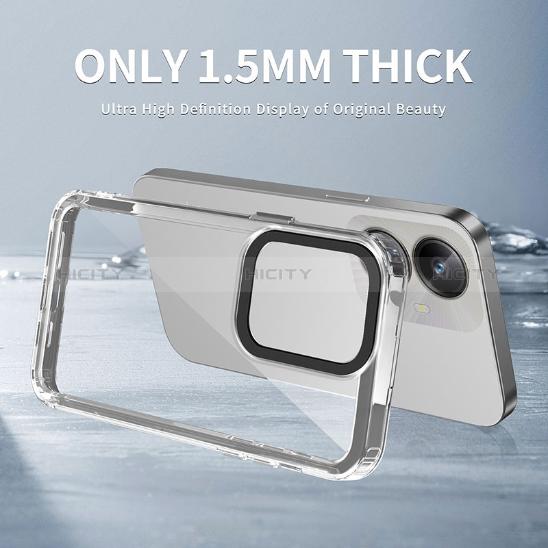 Custodia Silicone Trasparente Laterale Cover AC1 per Realme 10 Pro+ Plus 5G