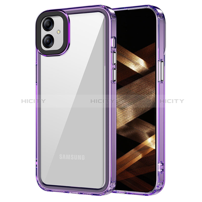 Custodia Silicone Trasparente Laterale Cover AC1 per Samsung Galaxy A04E