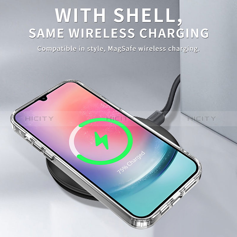 Custodia Silicone Trasparente Laterale Cover AC1 per Samsung Galaxy A25 5G