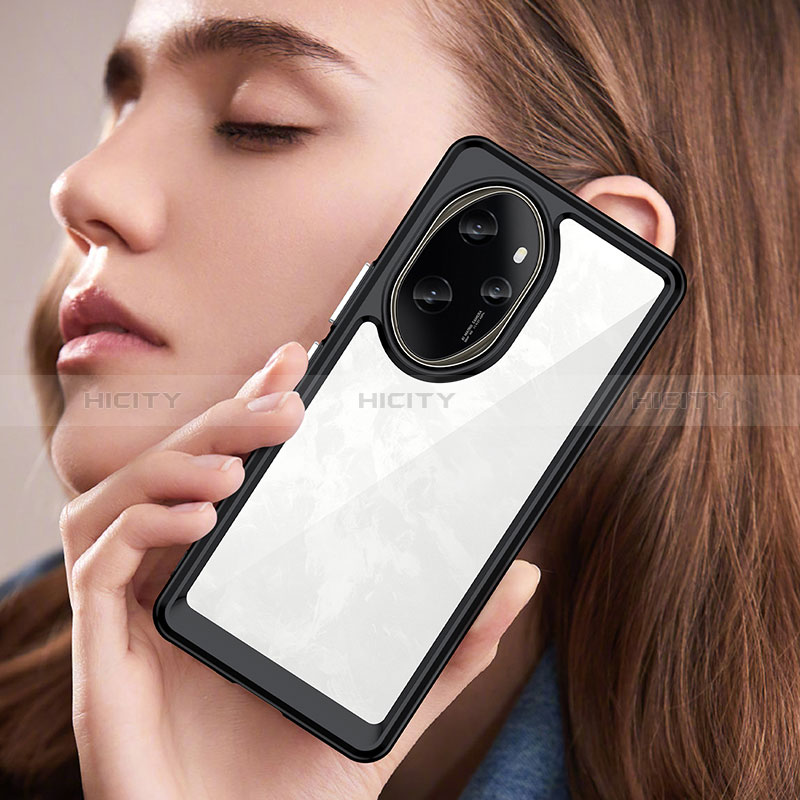 Custodia Silicone Trasparente Laterale Cover J01S per Huawei Honor 100 Pro 5G