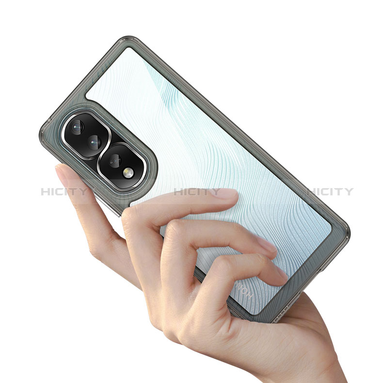 Custodia Silicone Trasparente Laterale Cover J01S per Huawei Honor 80 Pro 5G