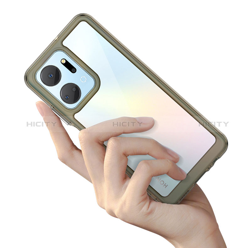 Custodia Silicone Trasparente Laterale Cover J01S per Huawei Honor X7a