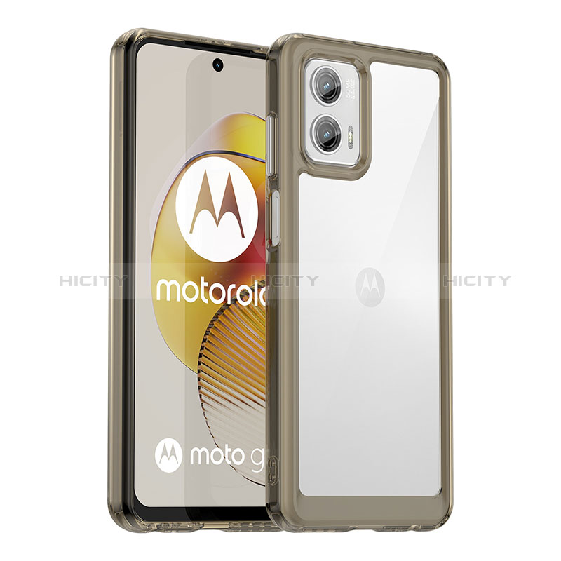 Custodia Silicone Trasparente Laterale Cover J01S per Motorola Moto G73 5G