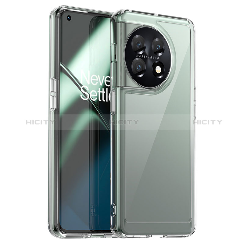 Custodia Silicone Trasparente Laterale Cover J01S per OnePlus 11 5G