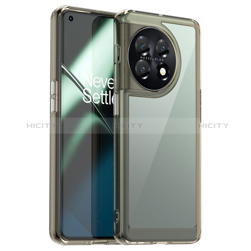 Custodia Silicone Trasparente Laterale Cover J01S per OnePlus 11 5G