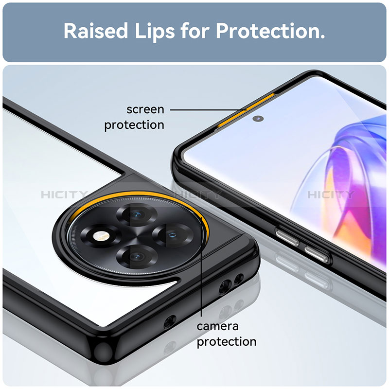Custodia Silicone Trasparente Laterale Cover J01S per OnePlus Ace 2 Pro 5G