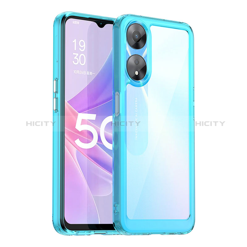 Custodia Silicone Trasparente Laterale Cover J01S per Oppo A78 5G