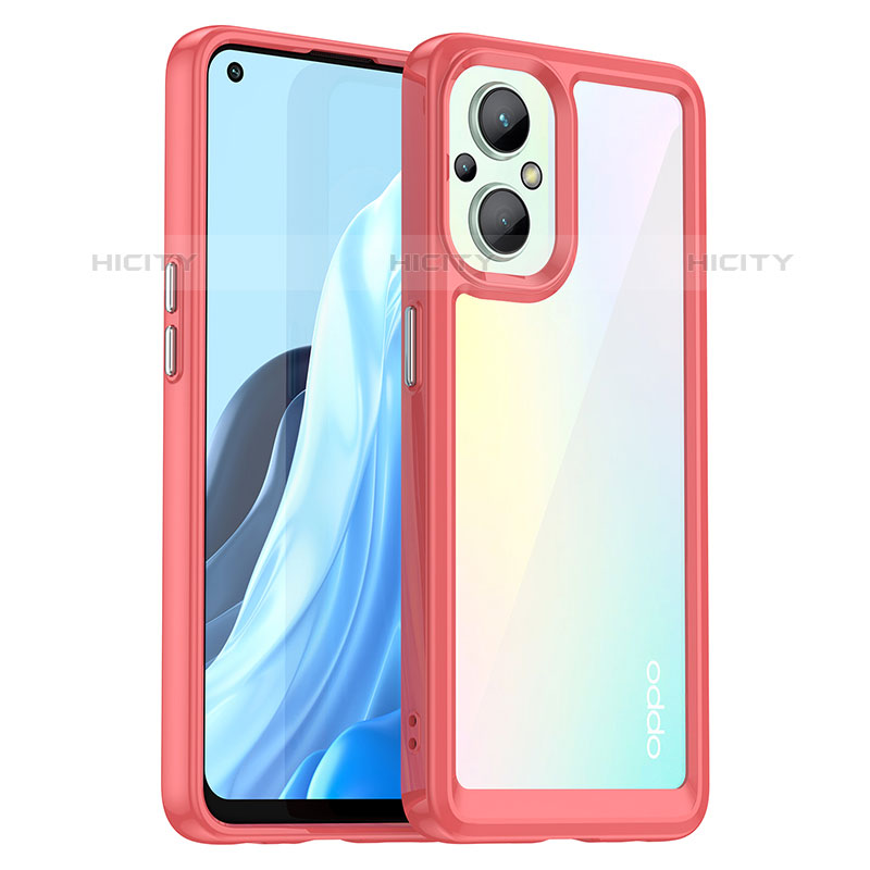 Custodia Silicone Trasparente Laterale Cover J01S per Oppo Reno7 Lite 5G