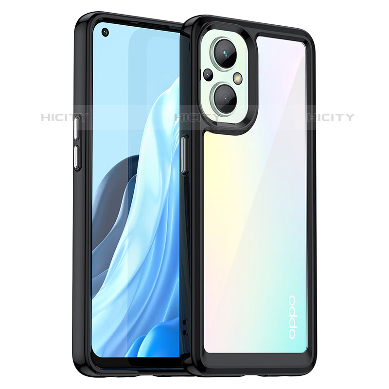 Custodia Silicone Trasparente Laterale Cover J01S per Oppo Reno8 Z 5G