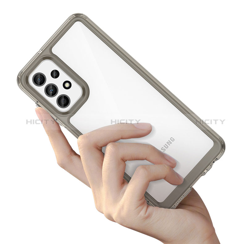 Custodia Silicone Trasparente Laterale Cover J01S per Samsung Galaxy A23 5G