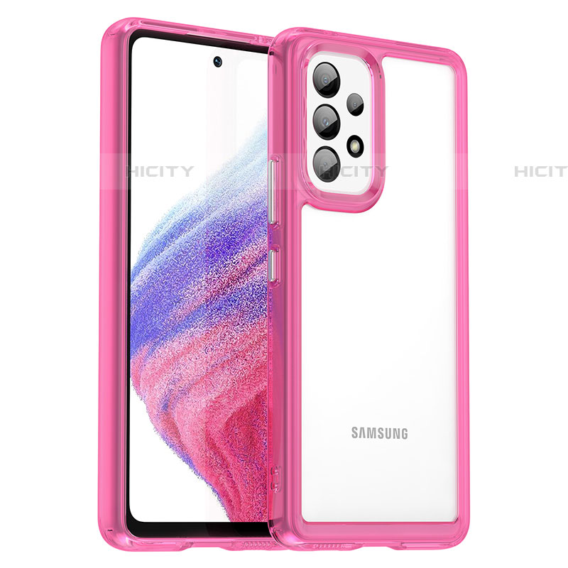 Custodia Silicone Trasparente Laterale Cover J01S per Samsung Galaxy A53 5G