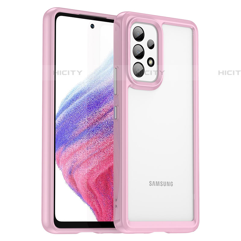 Custodia Silicone Trasparente Laterale Cover J01S per Samsung Galaxy A53 5G