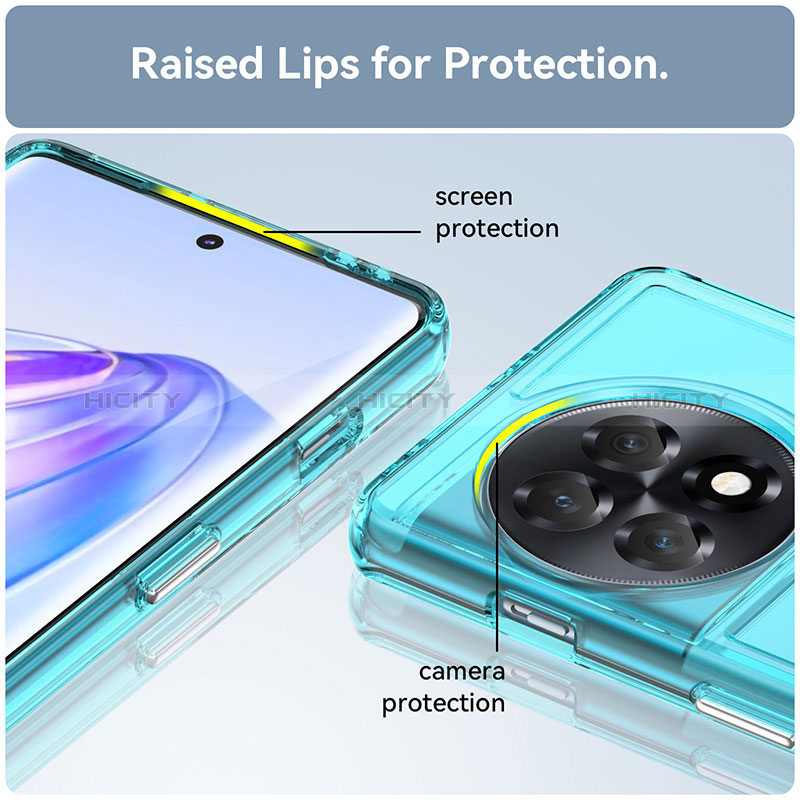 Custodia Silicone Trasparente Laterale Cover J02S per OnePlus Ace 2 5G