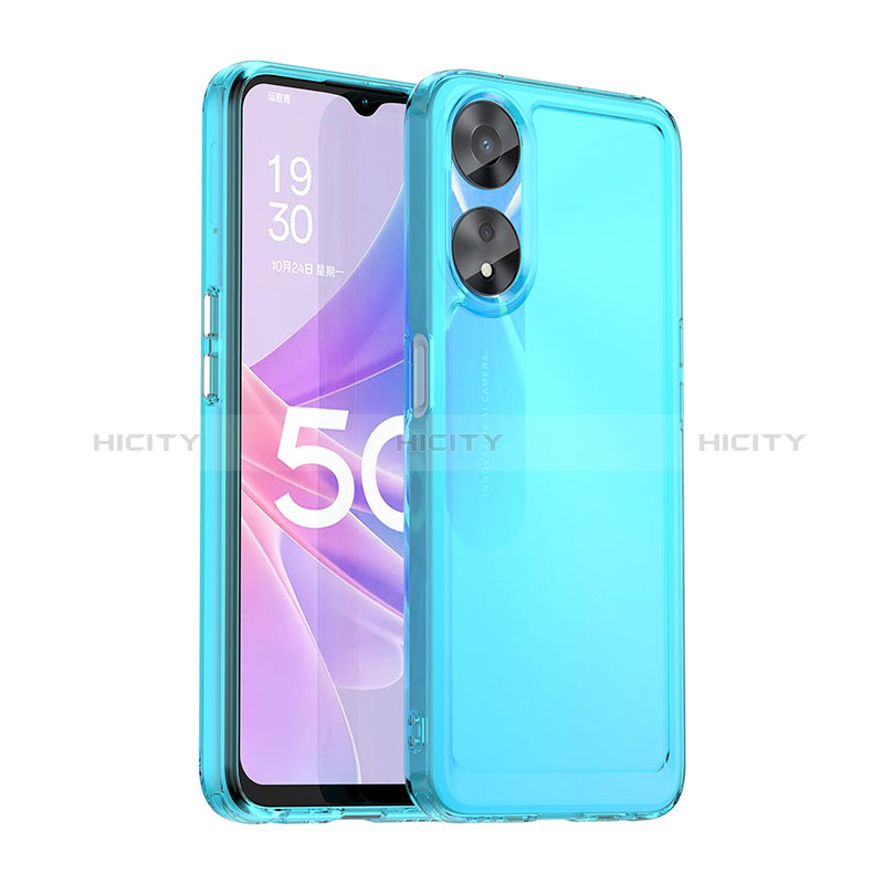 Custodia Silicone Trasparente Laterale Cover J02S per Oppo A78 5G