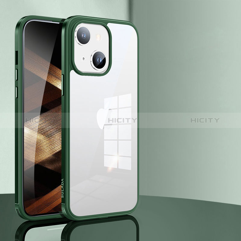 Custodia Silicone Trasparente Laterale Cover LD1 per Apple iPhone 15 Plus