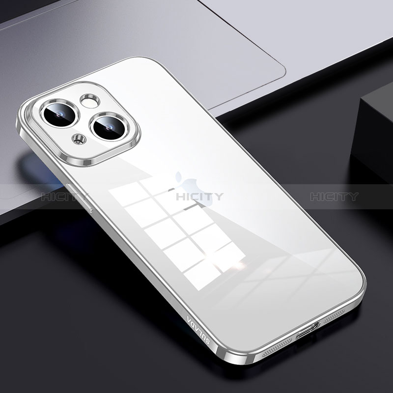 Custodia Silicone Trasparente Laterale Cover LD2 per Apple iPhone 13