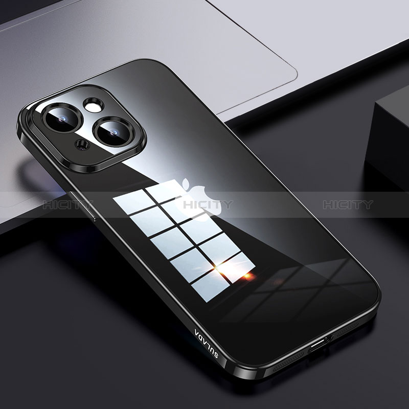 Custodia Silicone Trasparente Laterale Cover LD2 per Apple iPhone 15 Plus