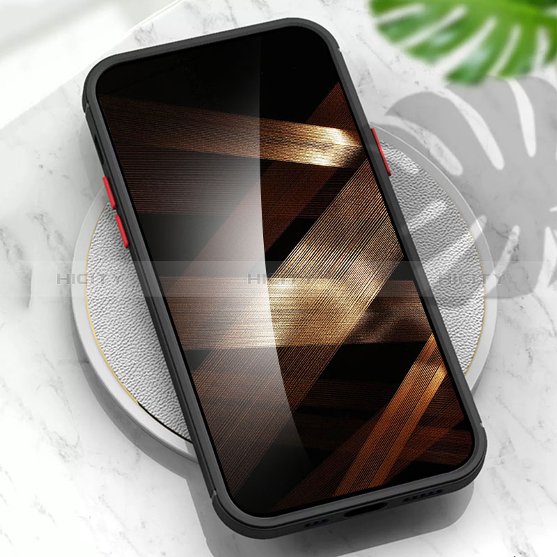 Custodia Silicone Trasparente Laterale Cover LS1 per Apple iPhone 13 Pro