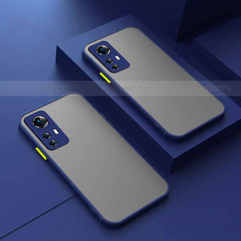Custodia Silicone Trasparente Laterale Cover M01 per Xiaomi Mi 12 Pro 5G Blu