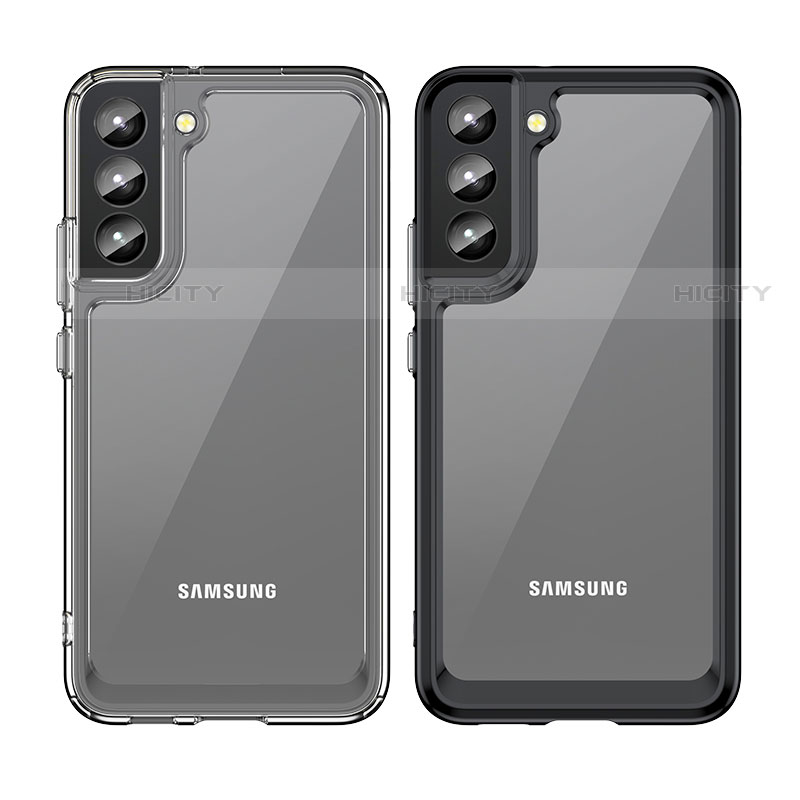 Custodia Silicone Trasparente Laterale Cover M03 per Samsung Galaxy S21 5G