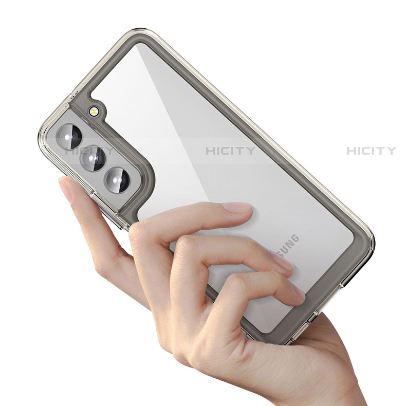 Custodia Silicone Trasparente Laterale Cover M03 per Samsung Galaxy S23 5G