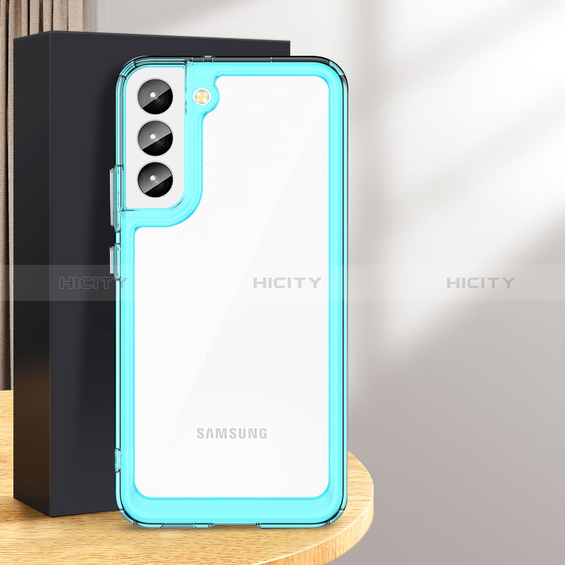 Custodia Silicone Trasparente Laterale Cover M03 per Samsung Galaxy S24 5G