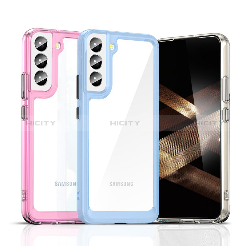Custodia Silicone Trasparente Laterale Cover M03 per Samsung Galaxy S24 Plus 5G