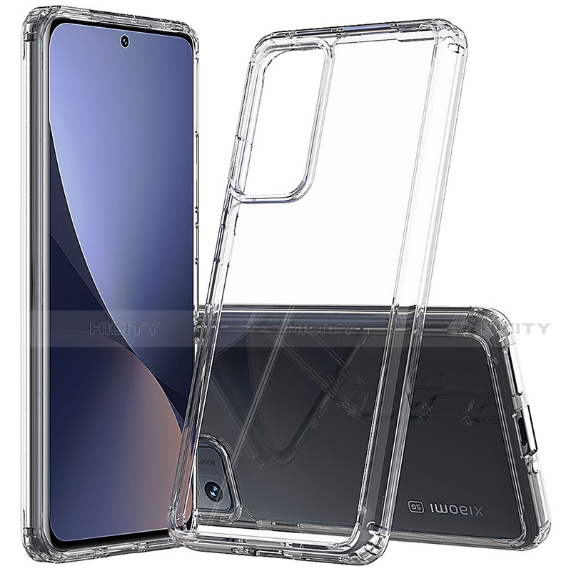 Custodia Silicone Trasparente Laterale Cover M07 per Xiaomi Mi 12 5G