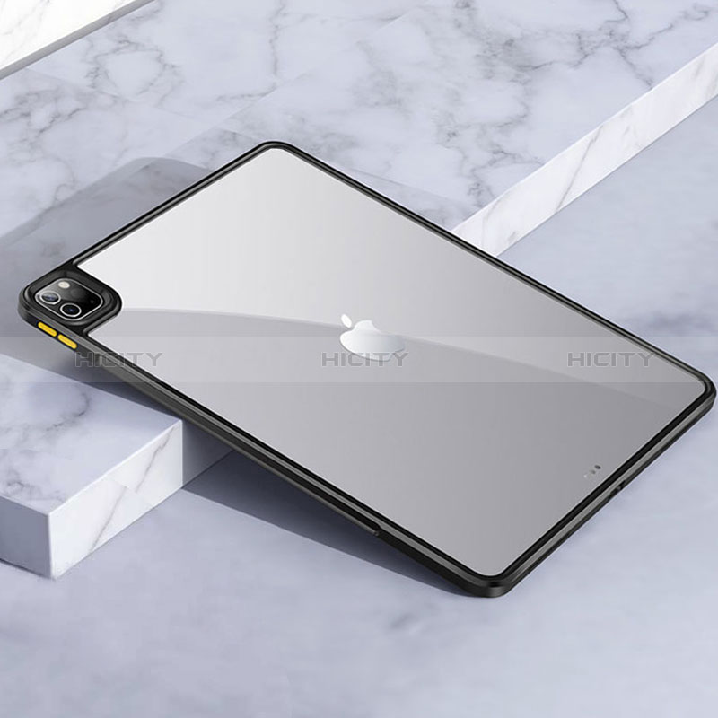 Custodia Silicone Trasparente Laterale Cover per Apple iPad Pro 12.9 (2021)