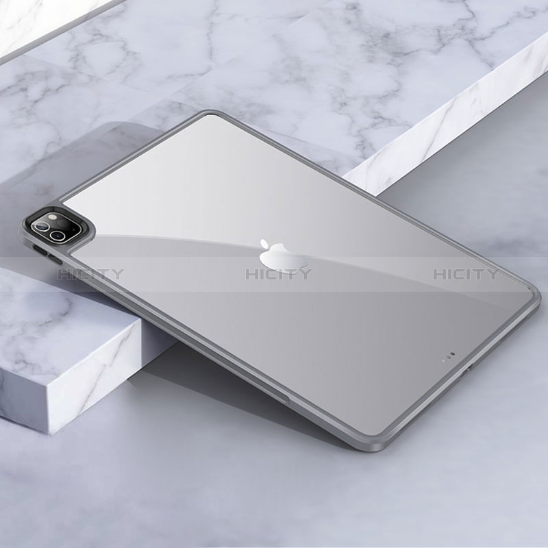 Custodia Silicone Trasparente Laterale Cover per Apple iPad Pro 12.9 (2022)