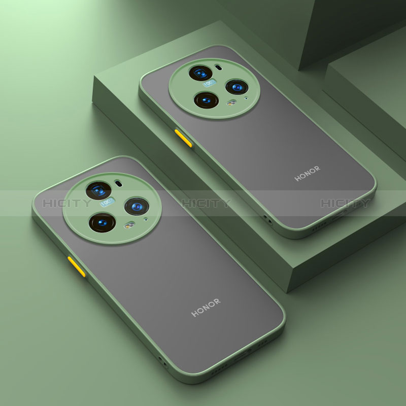 Custodia Silicone Trasparente Laterale Cover per Huawei Honor Magic5 Pro 5G