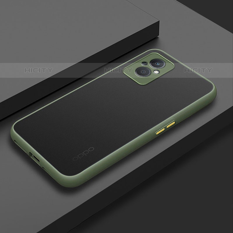 Custodia Silicone Trasparente Laterale Cover per OnePlus Nord N20 5G Verde Militare