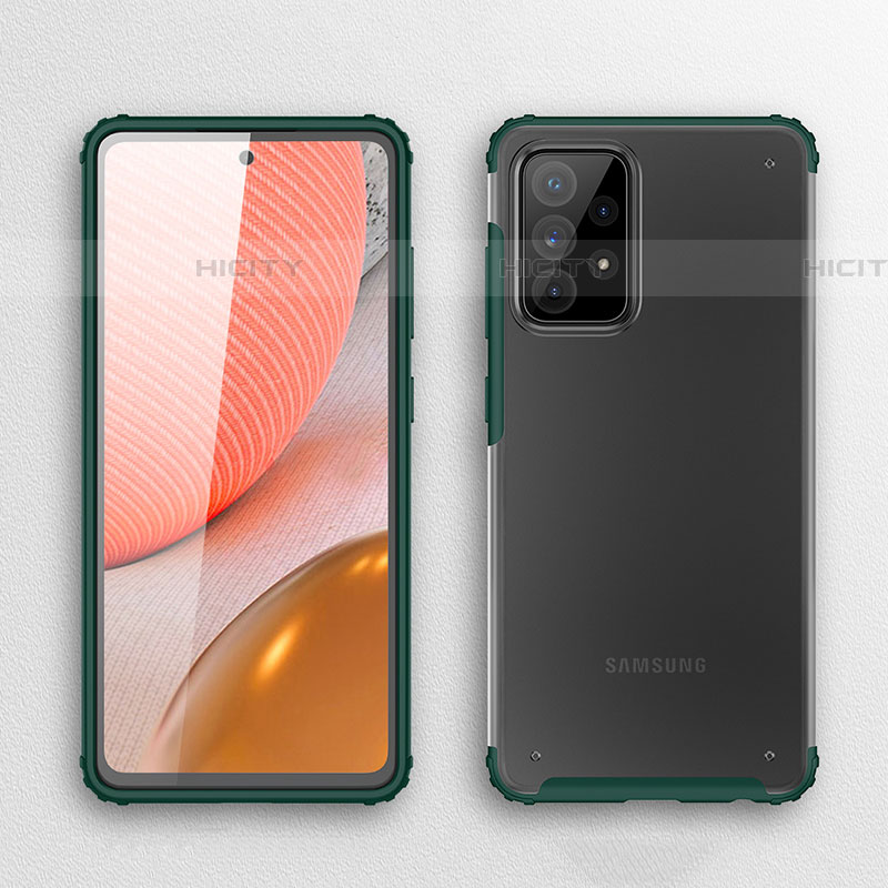 Custodia Silicone Trasparente Laterale Cover per Samsung Galaxy A72 5G
