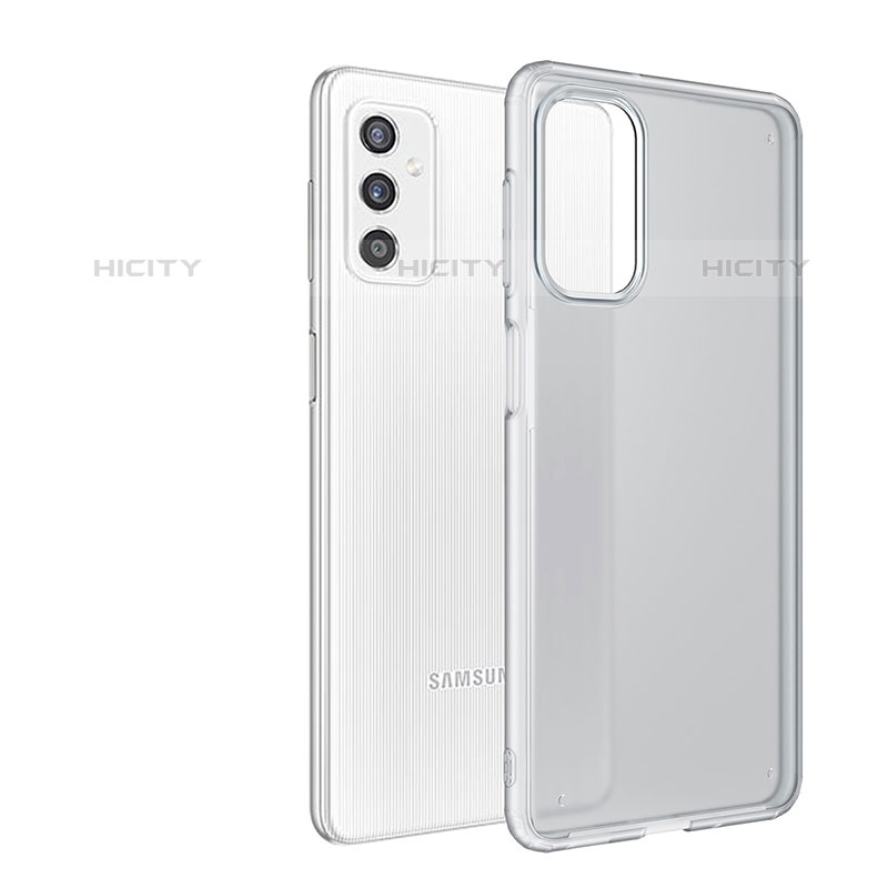 Custodia Silicone Trasparente Laterale Cover per Samsung Galaxy M52 5G Chiaro