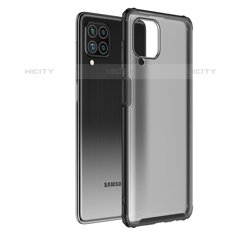 Custodia Silicone Trasparente Laterale Cover per Samsung Galaxy M62 4G Nero