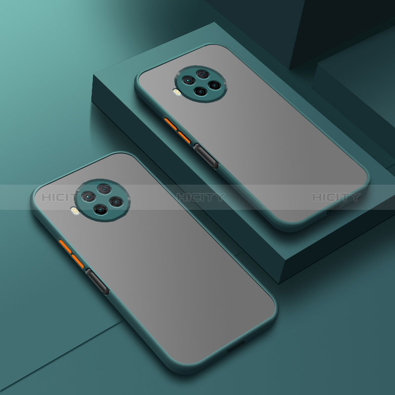 Custodia Silicone Trasparente Laterale Cover per Xiaomi Mi 10T Lite 5G Verde Notte
