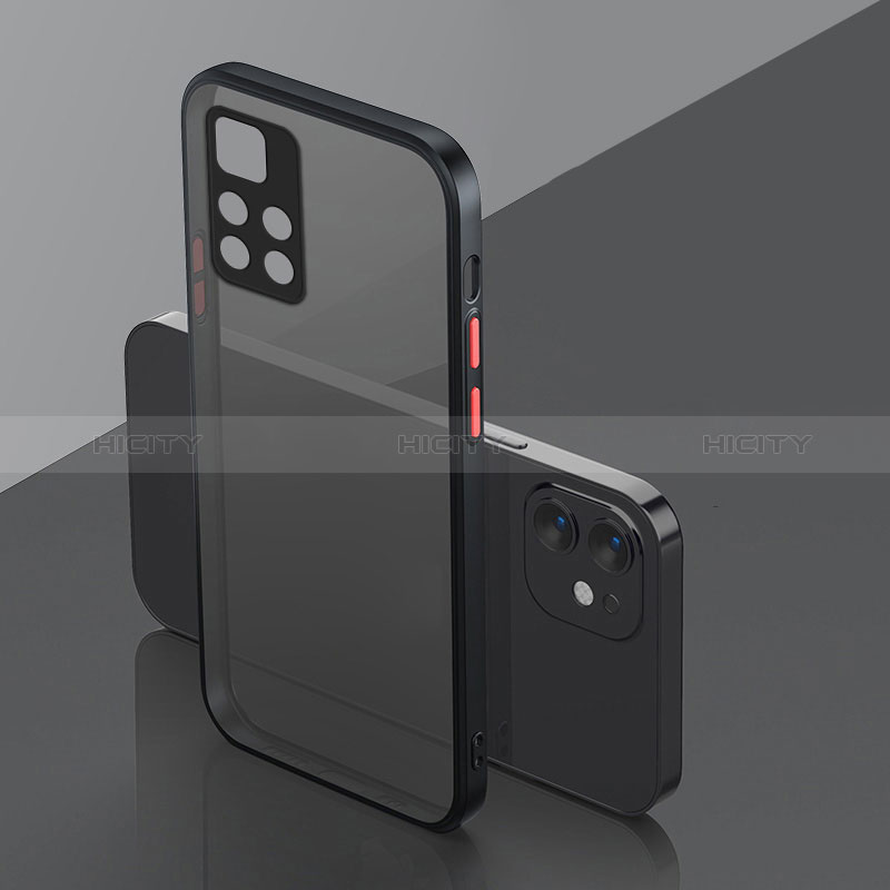 Custodia Silicone Trasparente Laterale Cover per Xiaomi Redmi Note 11 Pro+ Plus 5G