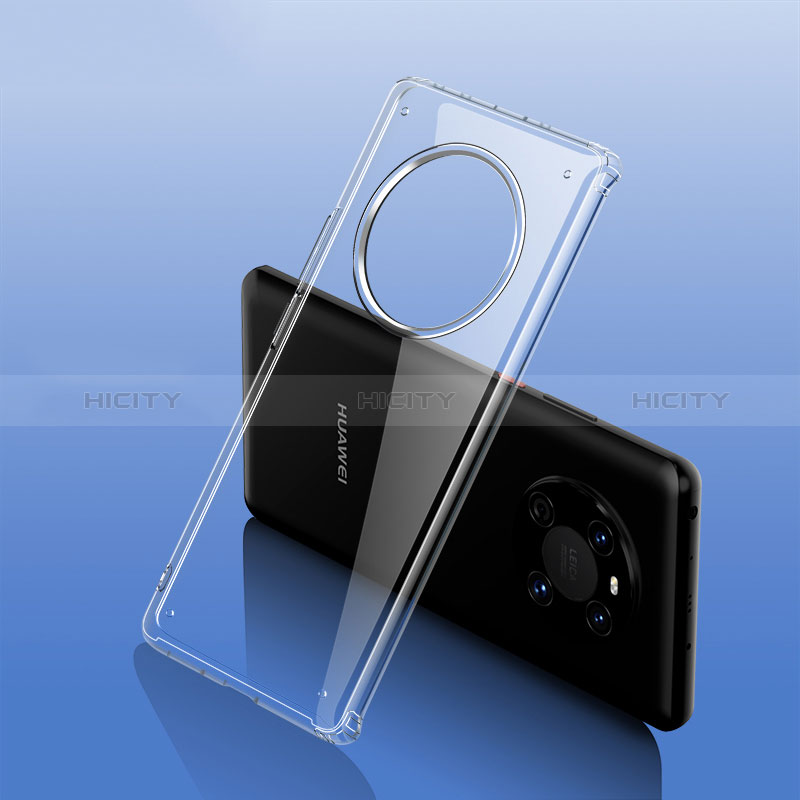 Custodia Silicone Trasparente Laterale Cover W01L per Huawei Mate 40 Pro