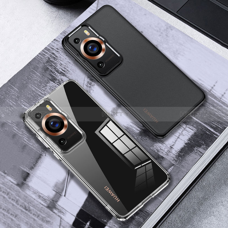 Custodia Silicone Trasparente Laterale Cover W01L per Huawei P60 Pro