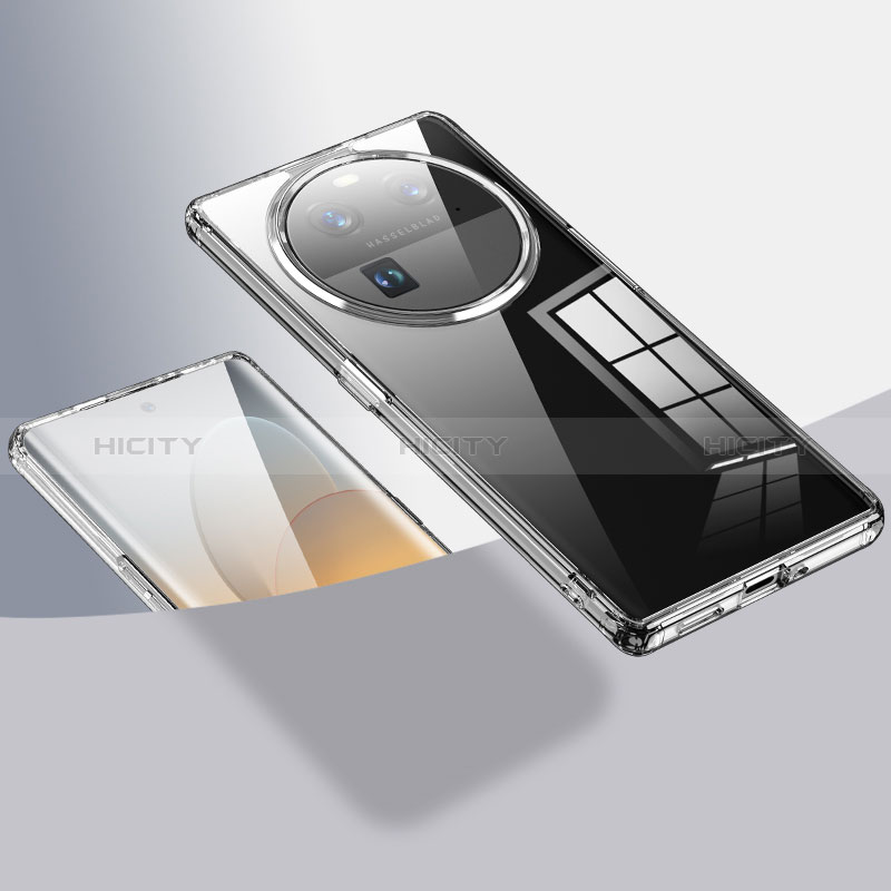 Custodia Silicone Trasparente Laterale Cover W01L per Oppo Find X6 5G