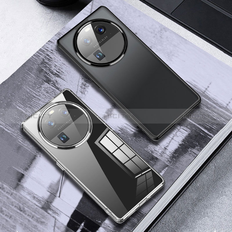 Custodia Silicone Trasparente Laterale Cover W01L per Oppo Find X6 5G